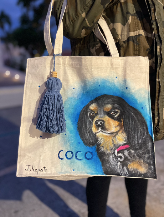juliepots pinta a las mascotas en la rivier maya es unica en playa del carmen y tulum, envia a todo el pais 