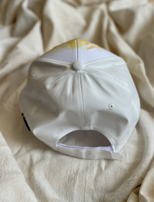 Gorra Blanca Jaguar Pintada a Mano | Playa del Carmen | juliepots