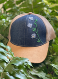 gorra bordada a mano diseño único de juliepots