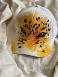 Gorra Blanca Jaguar Pintada a Mano | Playa del Carmen | juliepots