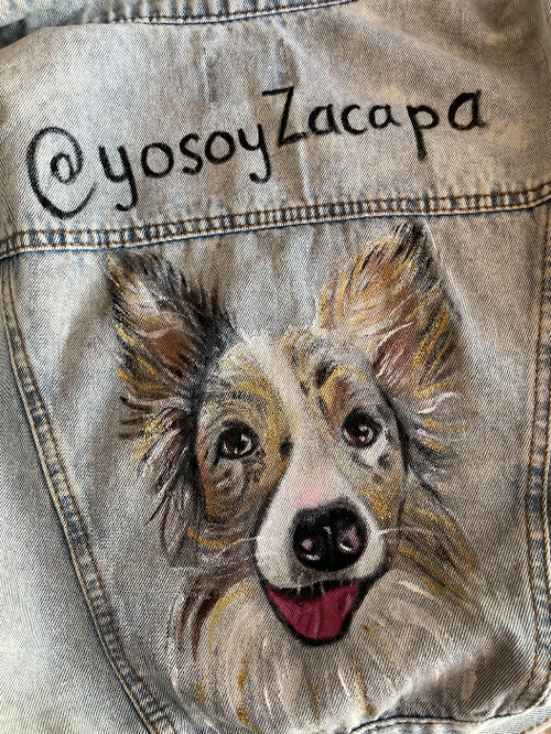 perritos pintado a mano para inmortalizarlo